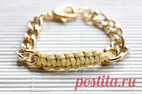 Браслет из цепочки - Бижутерия.Украшения