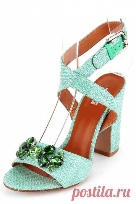 Купить Босоножки Vitacci 59969 ЗЕЛЕНЫЙ со скидкой в интернет-магазине kupivip.ru - распродажа