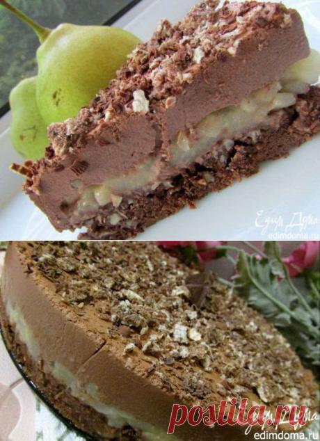 Торт &quot;Шоколадно-грушевый крустильян&quot; | Кулинарные рецепты от «Едим дома!»