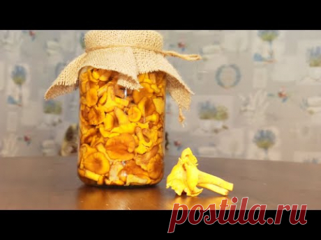 Самый удачный и лёгкий рецепт лисичек в маринаде! The best pickled mushroom recipe ever!