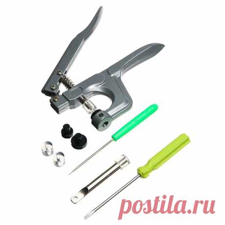 200PCS Button Fastener Snap Pliers T5 Plastic Resin Press Stud - US$6.99