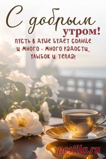 Утро - нежный заряд тепла!.. День - повод делиться светом!..)