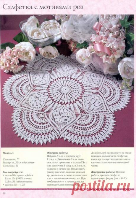 Очень красивые салфетки со схемами