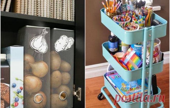 Хранение без проблем: 10 умных органайзеров, которые помогут содержать интерьер в порядке
