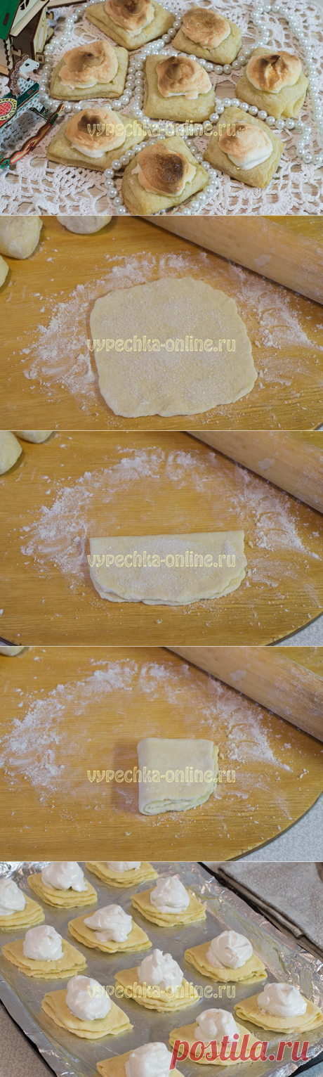 ✔️Печенье из творога Треугольники с сахаром рецепт с фото пошагово в духовке