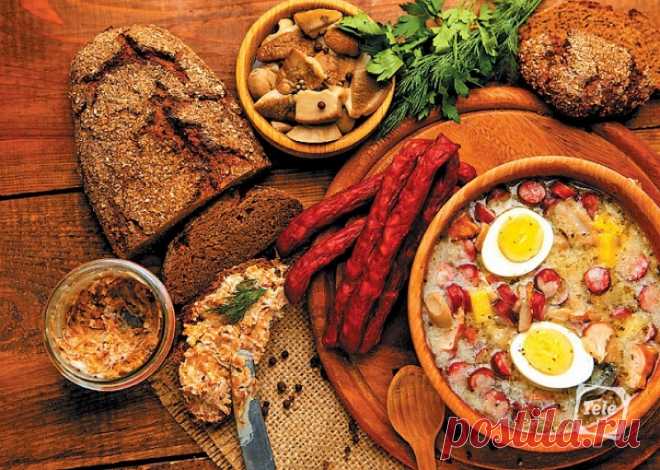 К столу, панове! 8 рецептов польской кухни Рассказывать о польской кухне — значит то и дело отпускать комплименты. Сытная? Безусловно. Вкусная? Пальчики оближете. Остроумная? О да! Только в ней пару стопок горячительного с кусочком студня назы…