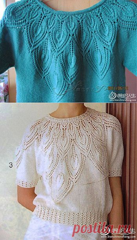 Кофточки с коротким рукавом.