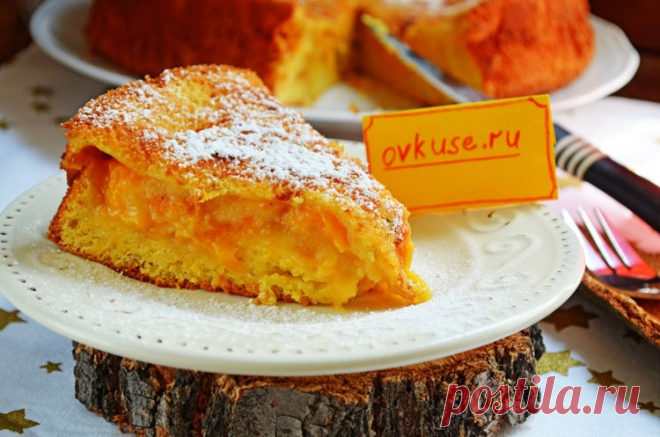 Бисквит с абрикосами - Простые рецепты Овкусе.ру