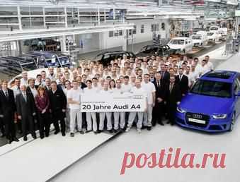 Audi A4 отмечает 20-летний юбилей