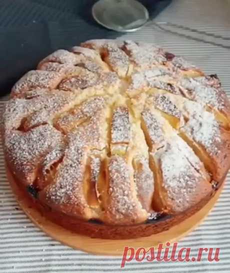 Творожная шарлотка