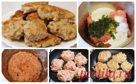 Нежные котлетки из индейки или курицы