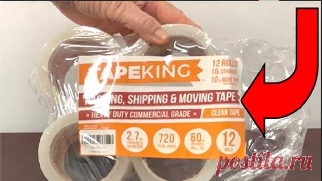 Amazon.com : Tape King Clear Packing Tape 3 Inch Wide (2.7mil Thick) - 60 Yards Per Refill Roll (Pack of 6 Rolls) - Strong Sealing Adhesive Industrial Depot Tapes for Moving, Packaging, Shipping, Office & Storage : Office Products