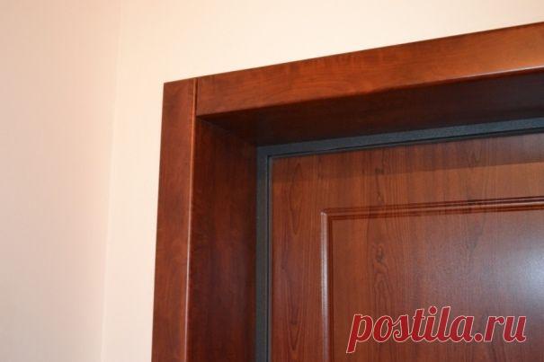 Как установить откосы для входных дверей