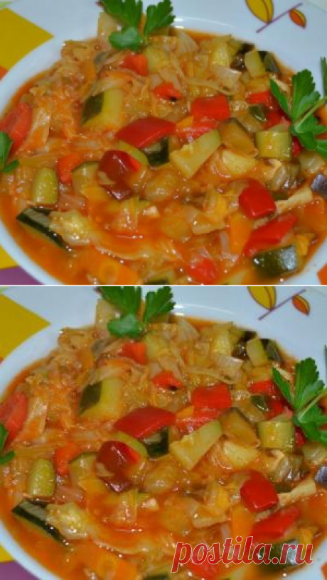 Овощное рагу с капустой, картофелем и баклажанами - рецепты с фото
