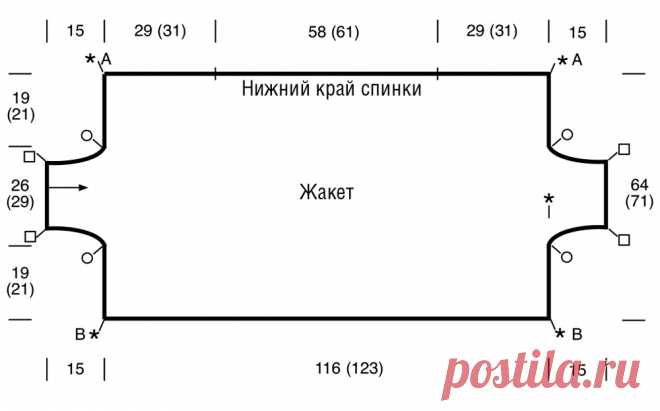 Необычный жакет-болеро - схема вязания спицами. Вяжем Жакеты на Verena.ru