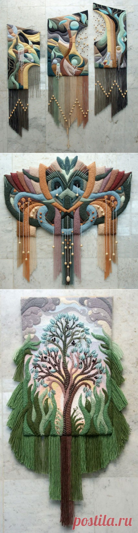 Потрясающие объёмные гобелены / Я - суперпупер