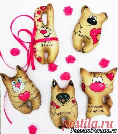 Маленькие игрушки- комплименты для любимых . Работа для конкурса.