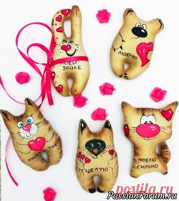 Маленькие игрушки- комплименты для любимых . Работа для конкурса.