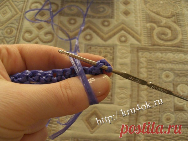 Вязание крючком мочалки - вязание крючком на kru4ok.ru