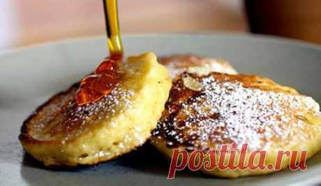 Яблочные оладьи с йогуртом и корицей - рецепт с фото / Простые рецепты