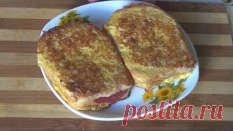 Горячие бутерброды за 5 минут. Быстро вкусно и просто.