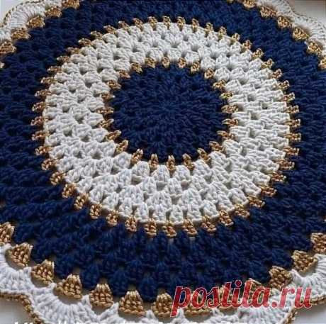 Чудесная подборка ковриков крючком: от самых простых до сложных вариантов | Рукоделие в жизнь | Павлычева Ирина | Дзен