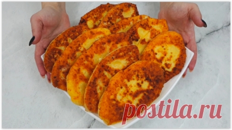 Бабушка научила готовить самые вкусные пирожки только так: творожное тесто и картофельная начинка
