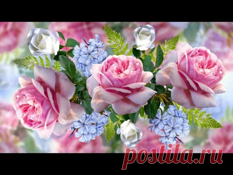 Просто невероятная музыка! Это Безумно Красивая Мелодия! Цветы красиво распускаются под музыку