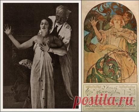 Альфонс Муха (Alphonse Mucha). В творческой мастерской гения модерна (эскизы и фотографии)