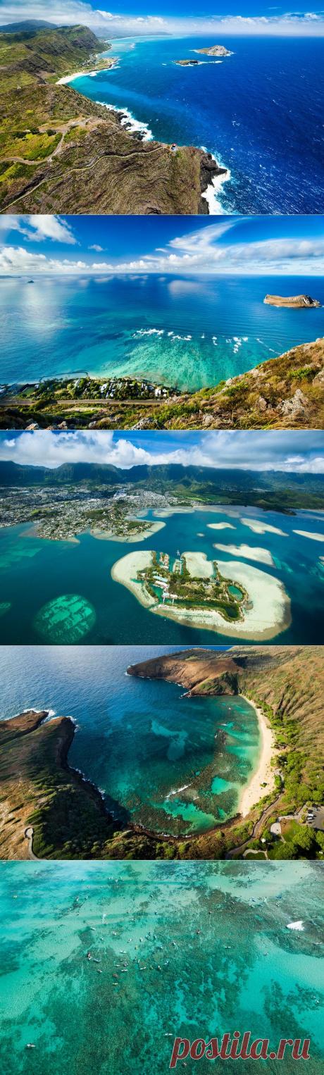 Гавайи с высоты.
