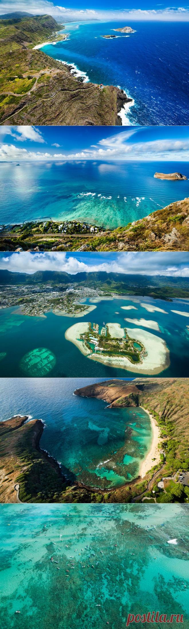 Гавайи с высоты.