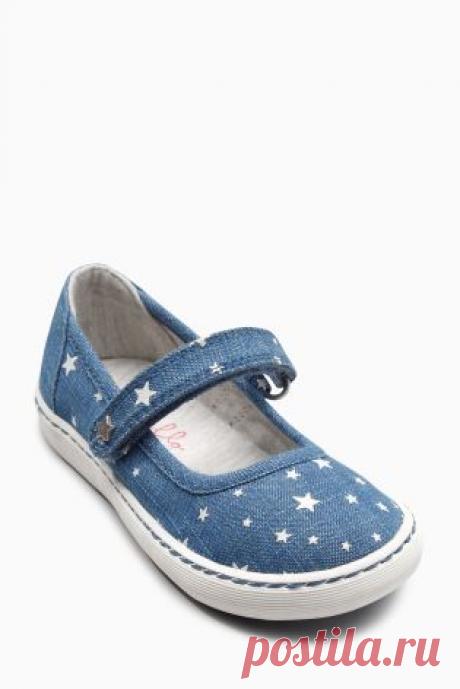 Купить Джинсовые туфли с ремешком (Девочки) from Next Russia