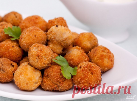 Шампиньоны в кляре - пошаговый кулинарный рецепт на Повар.ру