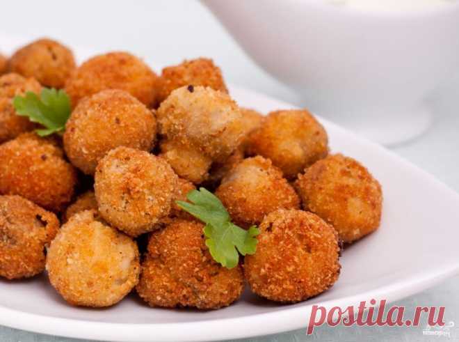 Шампиньоны в кляре - пошаговый кулинарный рецепт на Повар.ру