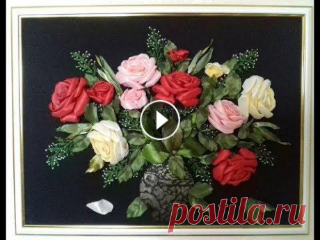 Картины, вышитые лентами. Автор Ольга Курынова. Картины, вышитые лентами. Автор Ольга Курынова....