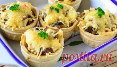 Закуски на праздничный стол тарталетки — рецепты с самой вкусной начинкой | Сергей Карпов | Дзен
