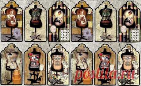 Бирочки для творчества ( продолжение 2 часть) / Картинки для декупажа / PassionForum - мастер-классы по рукоделию