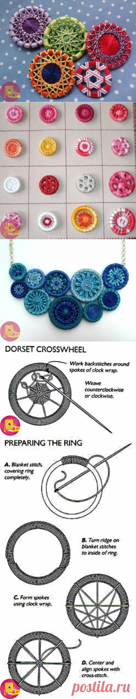 ​Дорсетская пуговица — Сделай сам, идеи для творчества - DIY Ideas