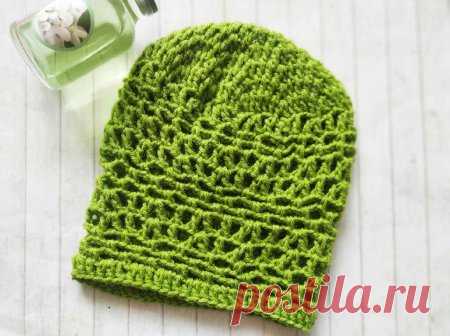 Яркая летняя шапка крючком. Как связать быстро » «Хомяк55» - всё о вязании спицами и крючком