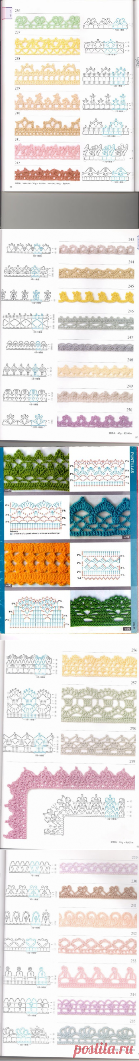 SOLO PUNTOS: Puntillas crochet