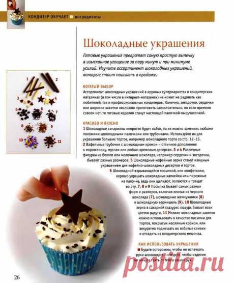 Шоколадные украшения