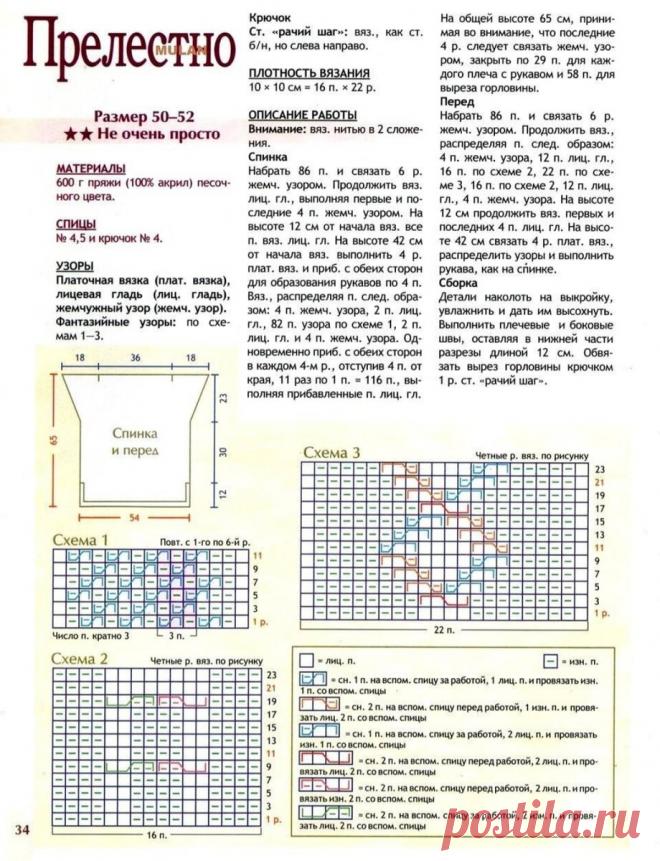 Собрание ажурных топов спицами. - svjazat.ru