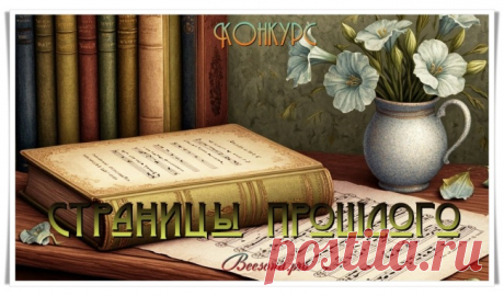 Конкурс «Страницы прошлого» - Блоги творческих и интересных людей Блоги интересных людей - Конкурс «Страницы прошлого»