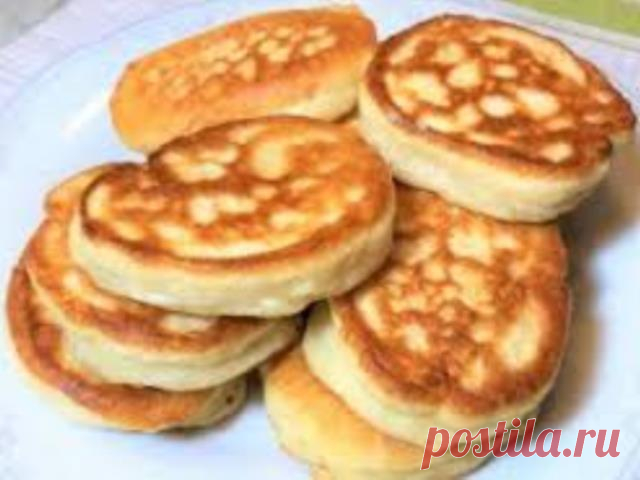 Воздушные оладушки. Рецепт специально для невероятно вкусного завтрака.