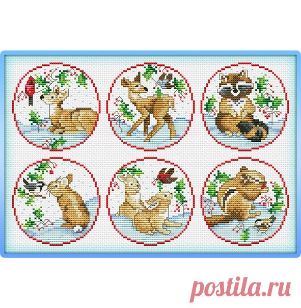 Wall posts  #Животные@clubrucodelnic  #Детское@clubrucodelnic  #Сэмплеры@clubrucodelnic  Woodland Creatures Ornaments Схема ⬇ в форматах pdf, xsd и zip в первых комментариях, под первой картинкой ⬇ 😊