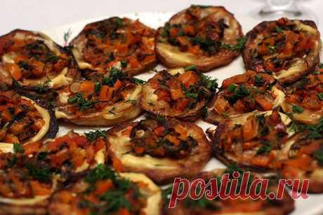 Интересный вариант закуски… Баклажаны по-гречески — Вкусные рецепты
