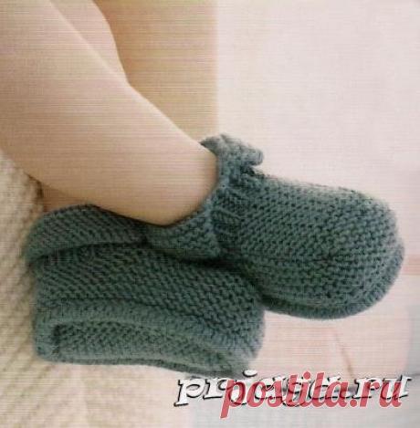 Пинетки с манжетами