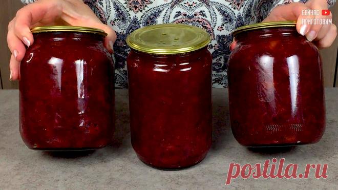 Зимой такую баночку открываю и борщ готов, и в салат очень вкусно добавлять (банки храню в шкафу)