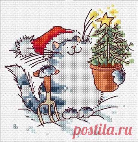 ​Зимняя вышивка с детьми