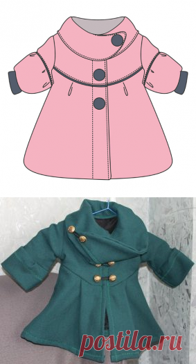 Выкройка пальто для маленькой девочки | Шкатулка